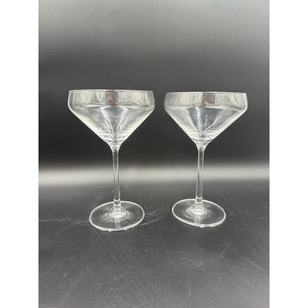 Schott Zwiesel Pure Tritan Crystal Martini Glass, 11.6 ounce, Set Of 2 Modern
